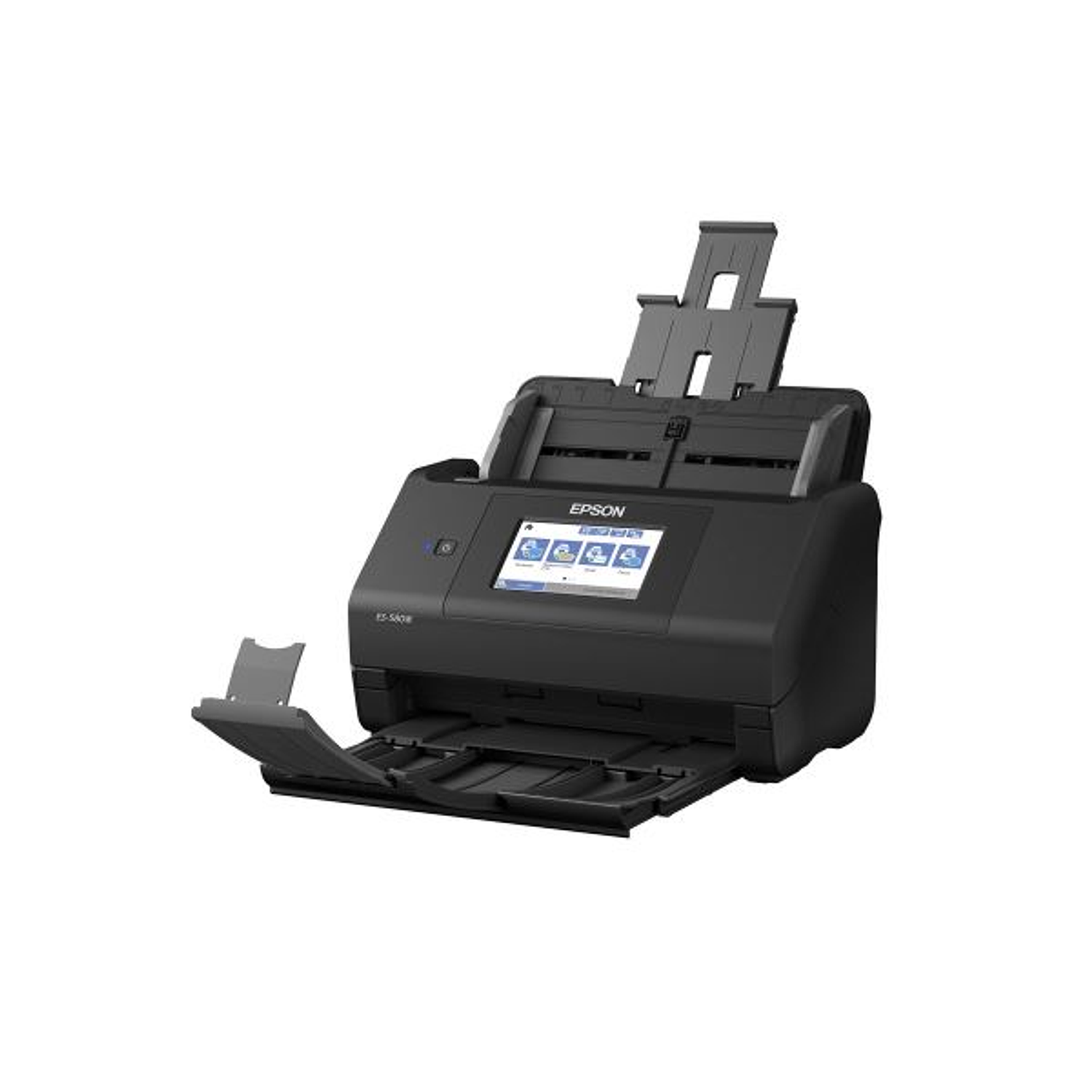 Epson WorkForce ES-580W Escáner de Documentos Dúplex Inalámbrico 35ppm 70ipm, ADF 100 Hojas, WiFi USB 3.0, OCR, Pantalla Táctil 4.3”, Escaneo a Nube y USB, 600 dpi 5
