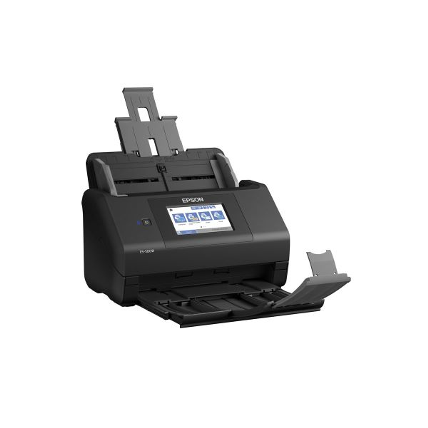 Epson WorkForce ES-580W Escáner de Documentos Dúplex Inalámbrico 35ppm 70ipm, ADF 100 Hojas, WiFi USB 3.0, OCR, Pantalla Táctil 4.3”, Escaneo a Nube y USB, 600 dpi 6