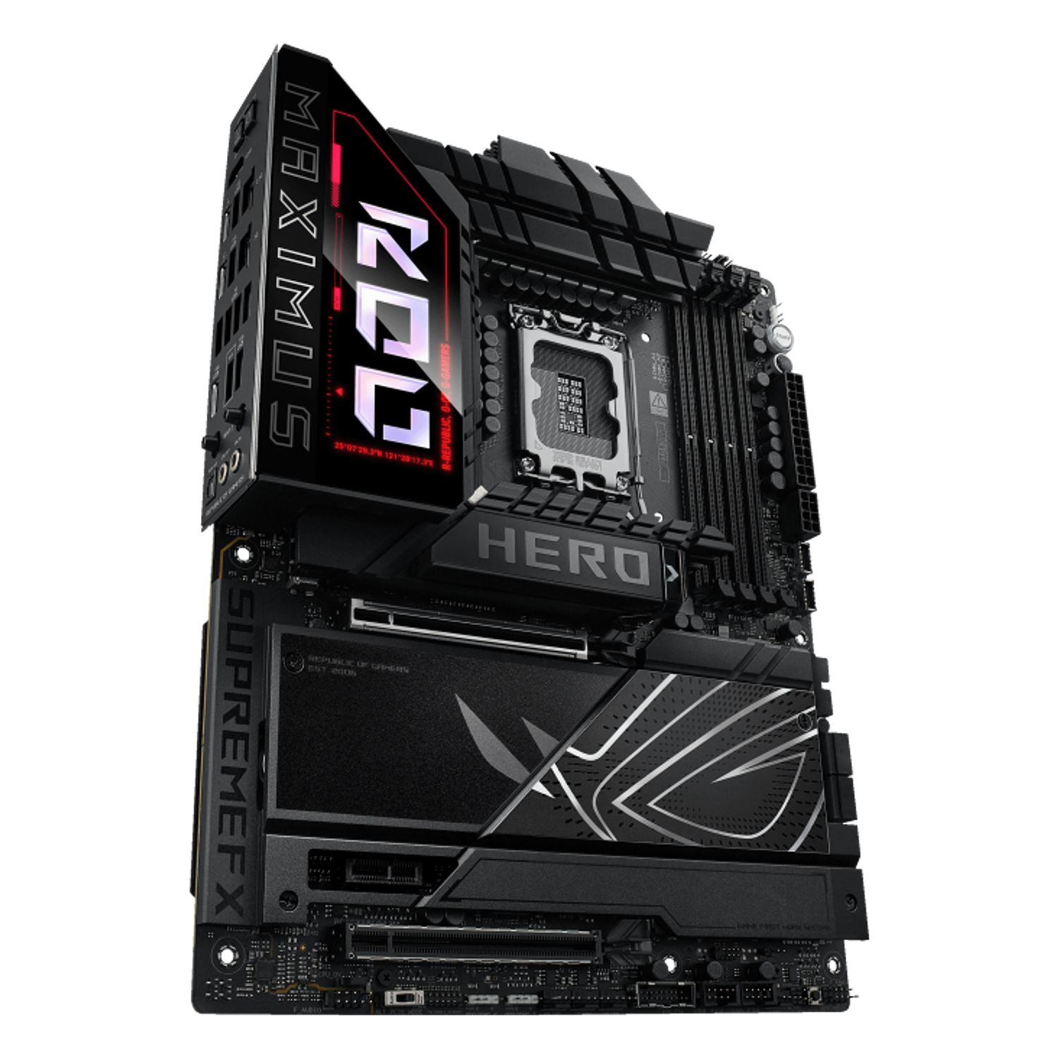 ASUS ROG Maximus Z890 Hero Placa Madre Gaming ATX, Intel Z890, LGA1851, DDR5 8800+, PCIe 5.0, WiFi 7, Thunderbolt 4, 2.5G + 5G LAN, Aura Sync RGB, Overclocking Extremo 6