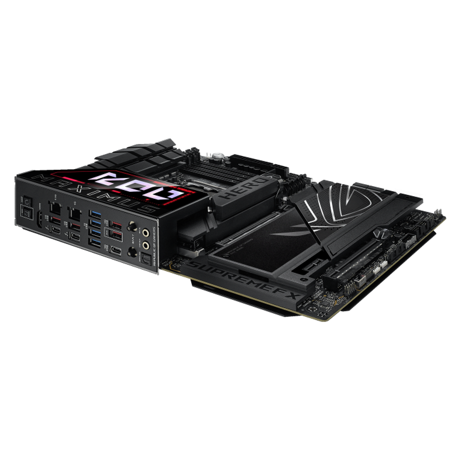 ASUS ROG Maximus Z890 Hero Placa Madre Gaming ATX, Intel Z890, LGA1851, DDR5 8800+, PCIe 5.0, WiFi 7, Thunderbolt 4, 2.5G + 5G LAN, Aura Sync RGB, Overclocking Extremo 8