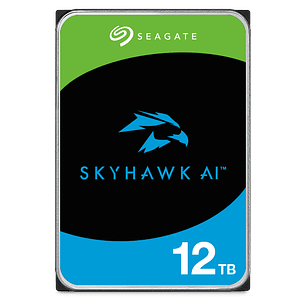 Seagate SkyHawk AI Disco Duro 12TB 7200 RPM, 256MB Cache, SATA 6Gb/s, 3.5