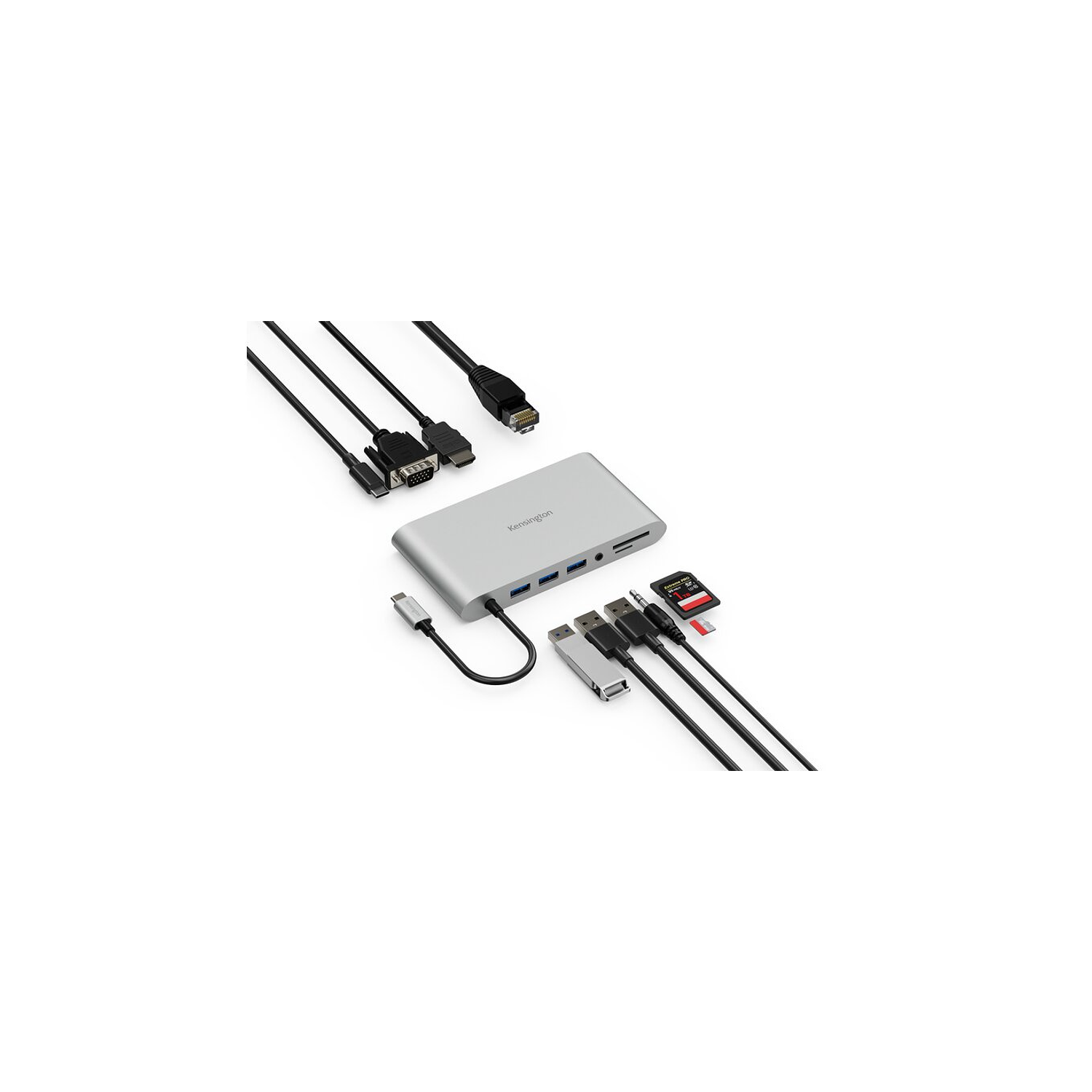 Kensington Docking Station K33853WW UH 1440P USB-C, Salida de Video Doble HDMI/VGA/DP, 85W, Sin Controladores 5