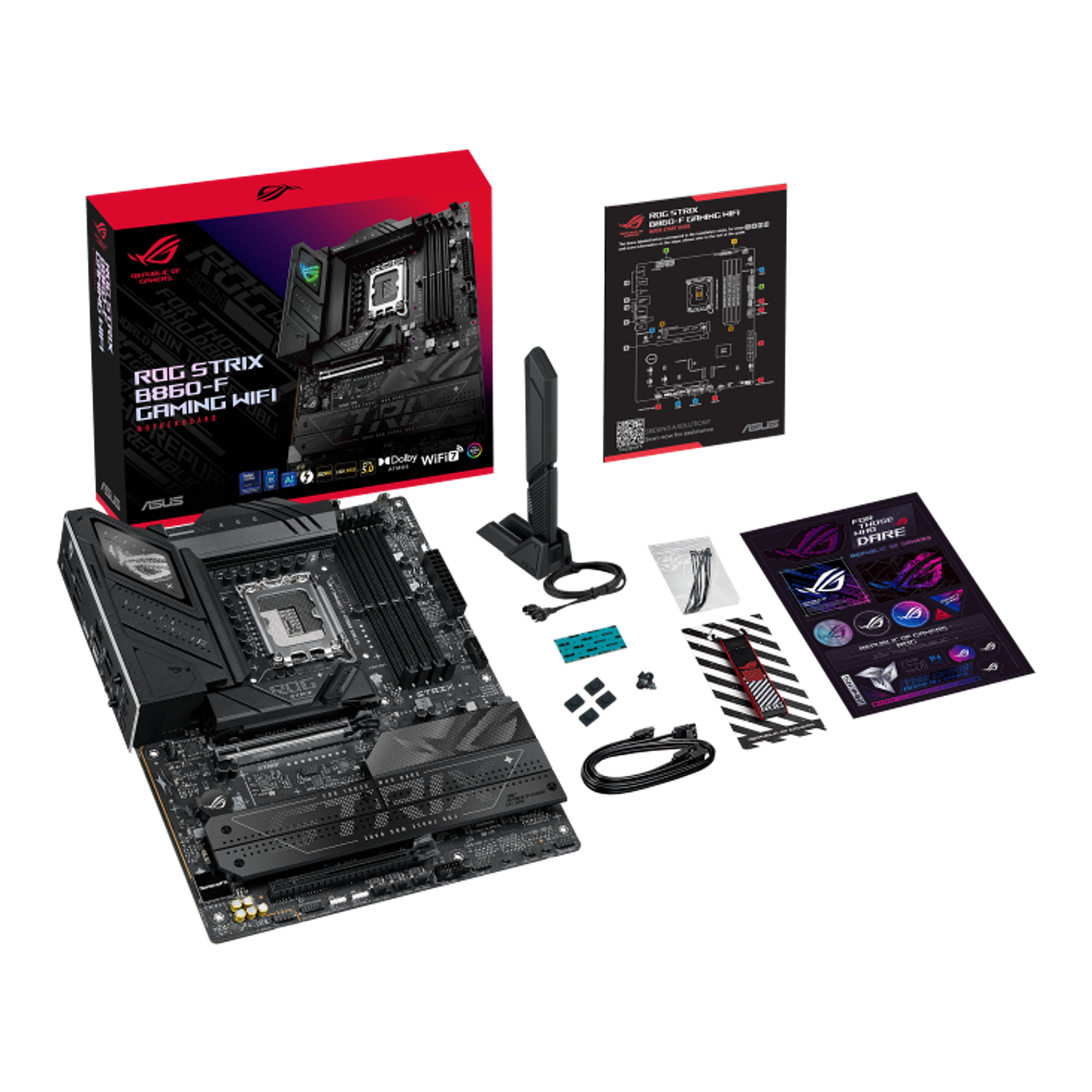 ASUS ROG STRIX B860-F GAMING WIFI, Placa Madre Intel LGA1851, DDR5, PCIe 5.0, WiFi 7, ATX Gaming 11