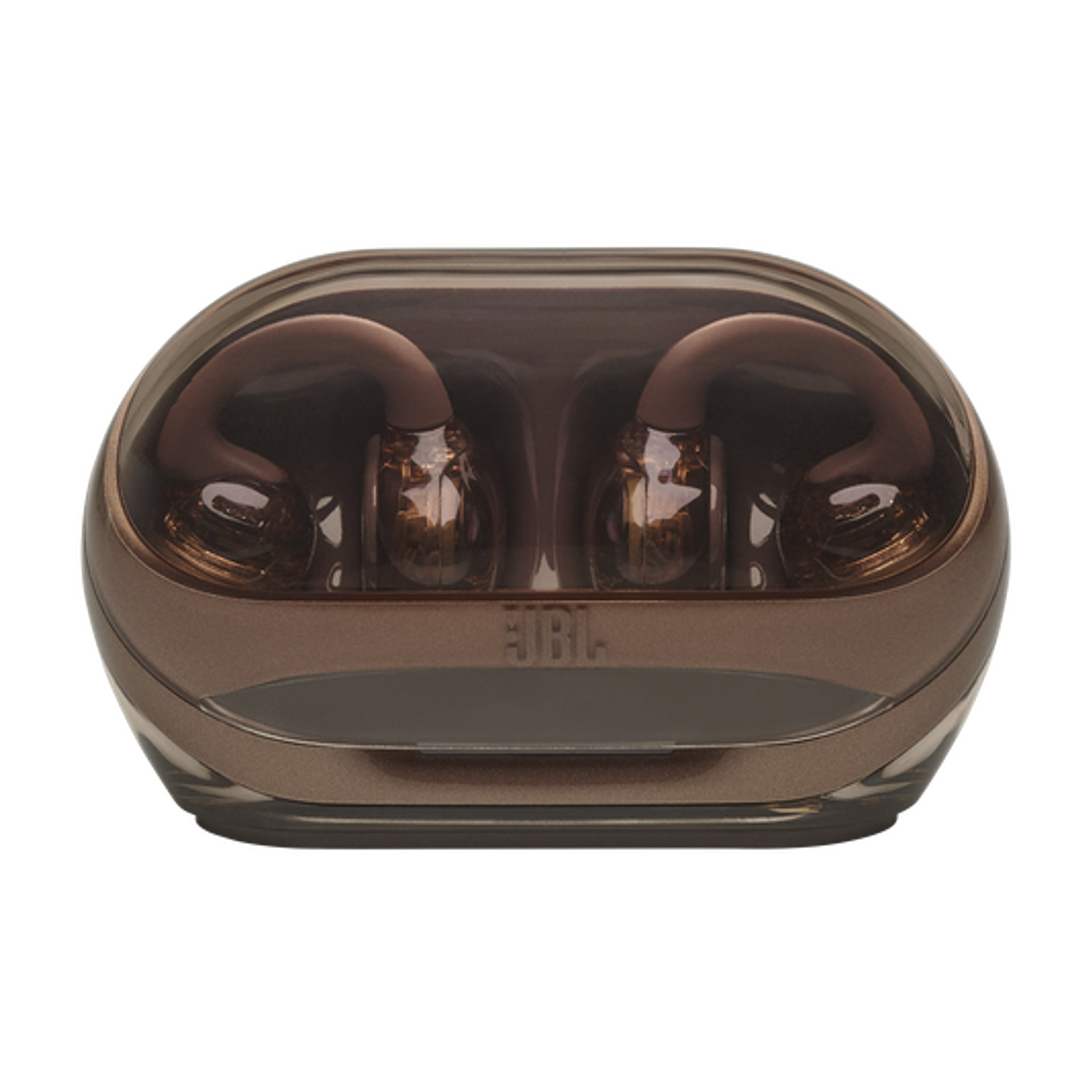 JBL Soundgear Clips TWS Open Ear, Audífonos Inalámbricos Bluetooth 5.4, OpenSound, Graves Potentes, 4 Micrófonos con IA, IP54 Resistente al Agua, 32H Batería, Multipunto, Control Táctil, Cafe 4