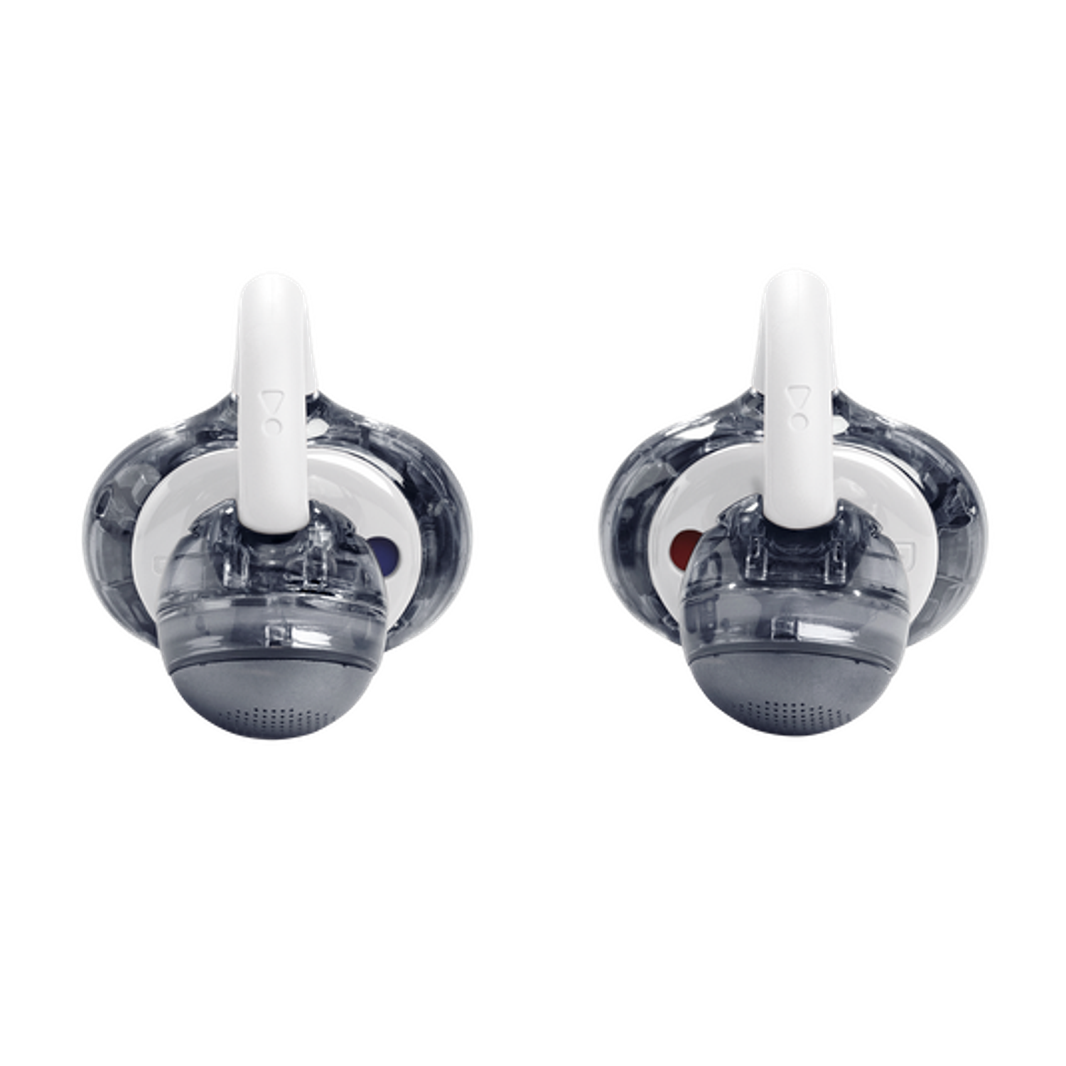 JBL Soundgear Clips TWS Open Ear Audífonos Inalámbricos Bluetooth 5.4, OpenSound, Graves Potentes, 4 Micrófonos con IA, IP54 Resistente al Agua, 32H Batería, Multipunto, Control Táctil, Blanco 3