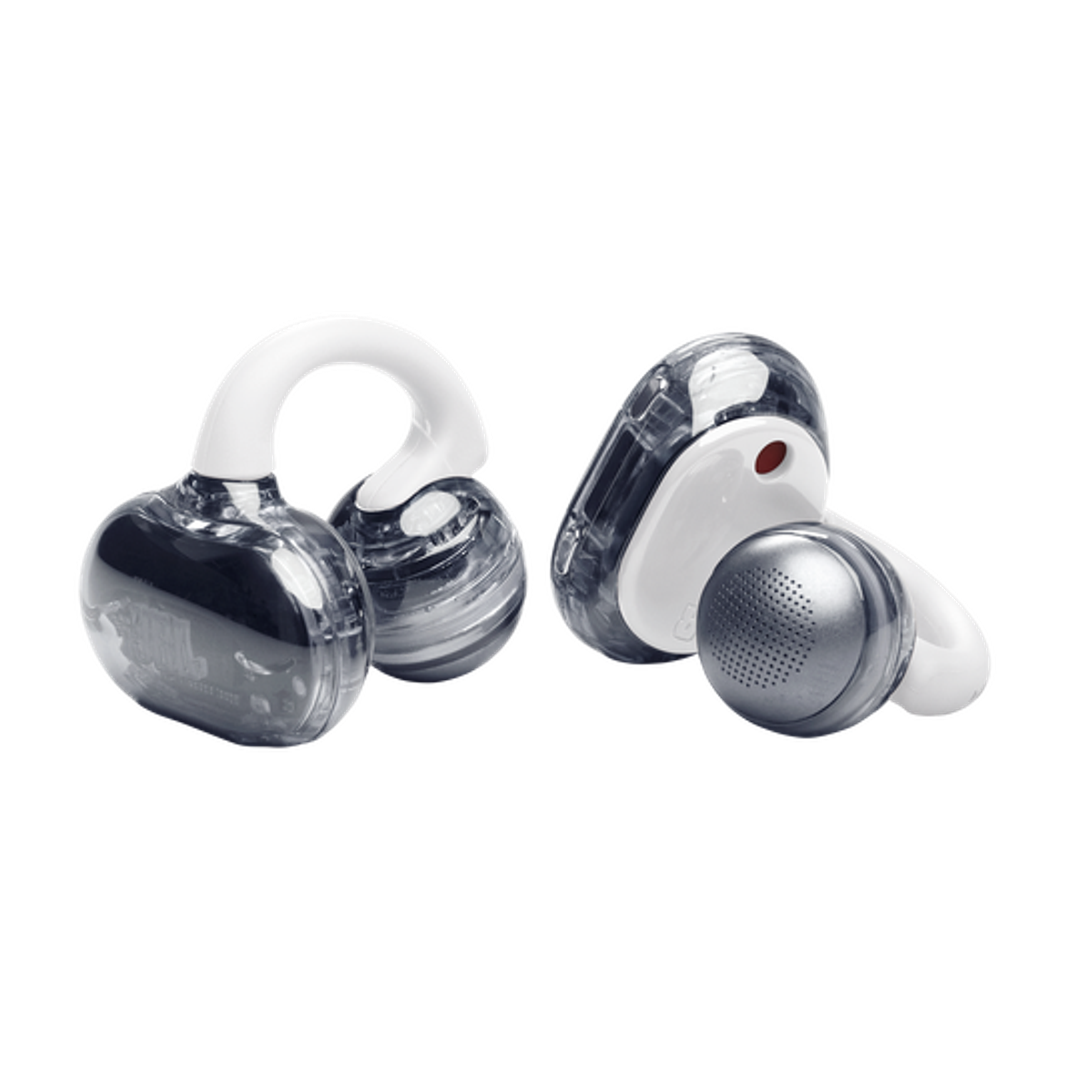 JBL Soundgear Clips TWS Open Ear Audífonos Inalámbricos Bluetooth 5.4, OpenSound, Graves Potentes, 4 Micrófonos con IA, IP54 Resistente al Agua, 32H Batería, Multipunto, Control Táctil, Blanco 2