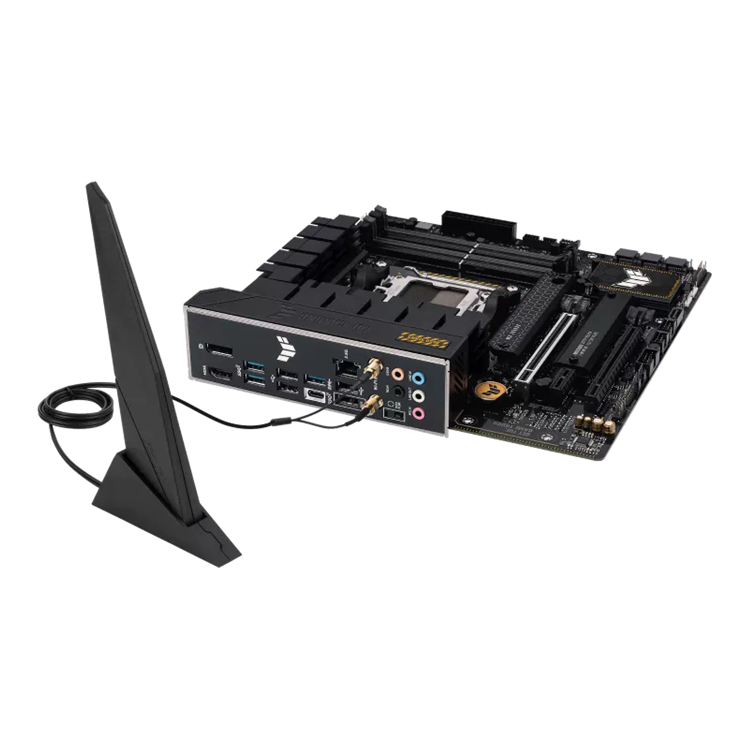ASUS TUF GAMING B650M-PLUS WIFI AM5 DDR5 Micro ATX Gaming Placa Madre, WiFi 6, PCIe 5.0, 2.5Gb LAN, Aura Sync RGB, HDMI, DisplayPort, USB-C 3.2 Gen 2x2 7