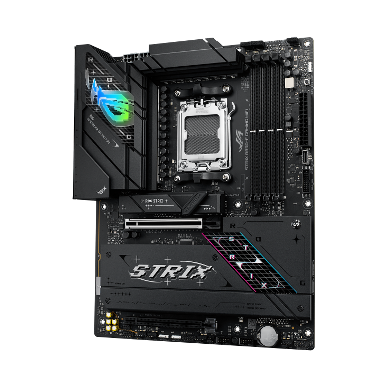 ASUS ROG STRIX B850-F GAMING WIFI Placa Madre ATX AM5 DDR5, Gamer, PCIe 5.0, Wi-Fi 7, Audio SupremeFX 7.1, Overclocking, Ryzen 9000/8000/7000 2