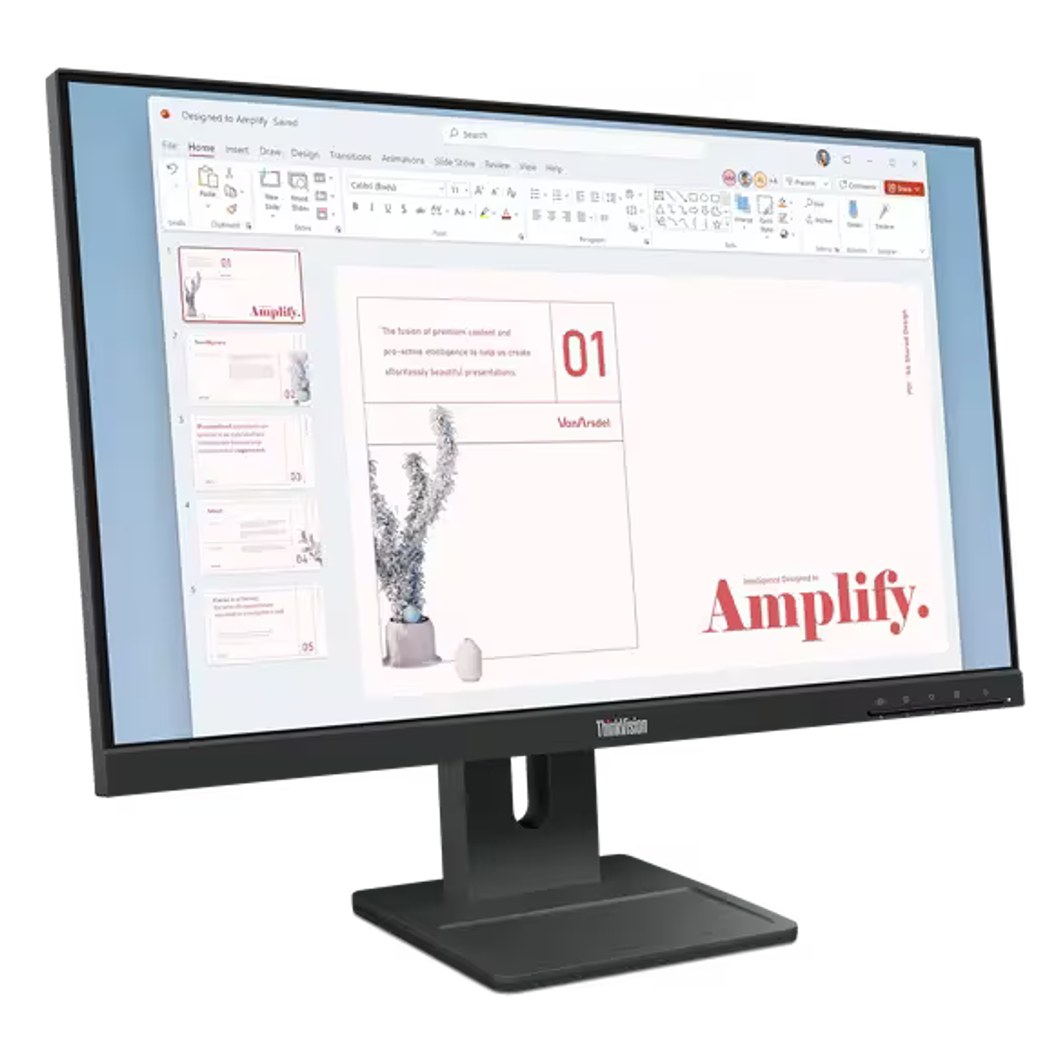 Lenovo ThinkVision E24-40 Monitor 23.8” IPS FHD 100Hz, HDMI DP VGA, Altavoces, Base Ergonómica, 99% sRGB, Low Blue Light 3