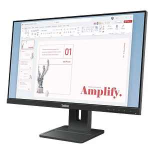 Lenovo ThinkVision E24-40 Monitor 23.8” IPS FHD 100Hz, HDMI DP VGA, Altavoces, Base Ergonómica, 99% sRGB, Low Blue Light