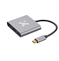 Xtech XTC-566 3 en 1 Adaptador USB-C a HDMI, hub USB-C con HDMI 4K, USB 3.0 y carga PD 60W, Adaptador Multipuerto Aluminio, Compatible Windows, MacOS, Android - thumbnail 2
