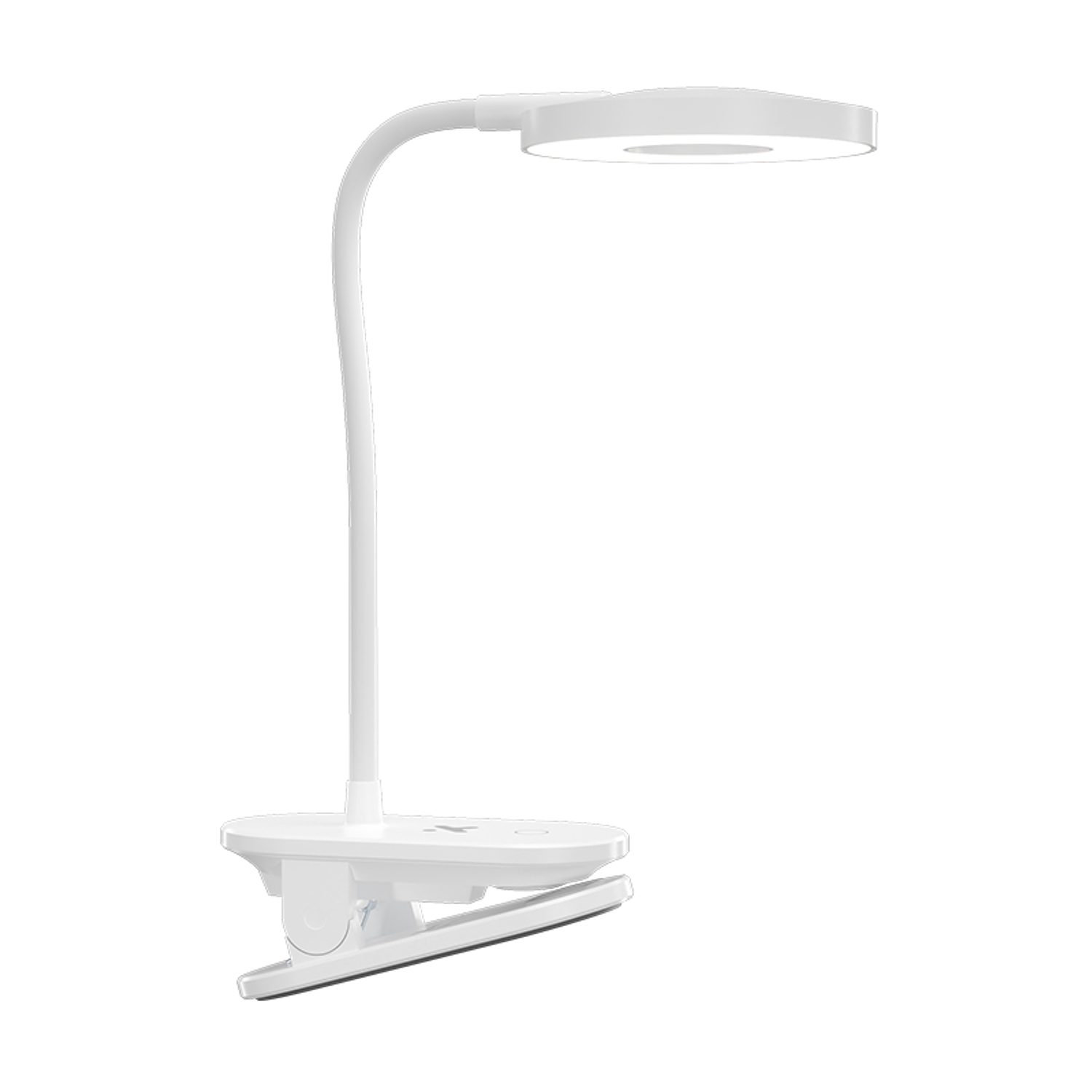 Xtech XTA-703 Rechargeable Desk LED Clip Lamp, Lámpara de Escritorio, LED, Recargable, USB-C, 16 LEDs, Control Táctil, Blanco 1
