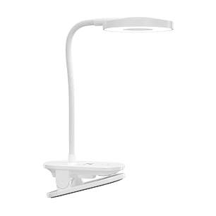 Xtech XTA-703 Rechargeable Desk LED Clip Lamp, Lámpara de Escritorio, LED, Recargable, USB-C, 16 LEDs, Control Táctil, Blanco