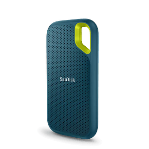 SanDisk Extreme Portable V2 2TB SSD Externo USB-C 3.2 Gen 2, NVMe, 1050MB/s, Cifrado AES 256 bits, Resistente IP65, Color Monterrey