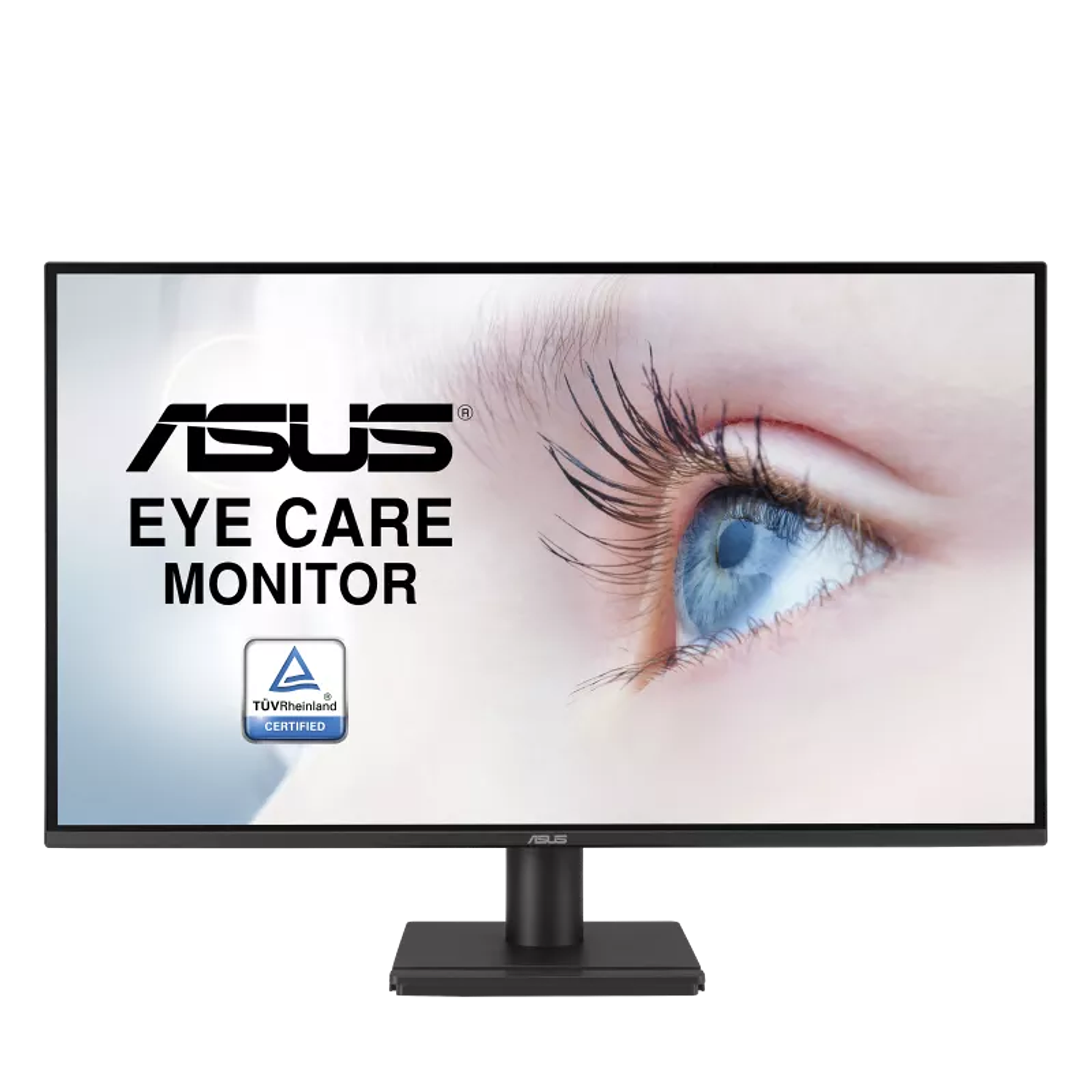 ASUS VA27AQ Monitor 27” QHD IPS 75Hz 1ms, HDMI, DisplayPort, VGA, 99% sRGB, HDR10, Adaptive-Sync, Eye Care, Altavoces, VESA, Negro 1