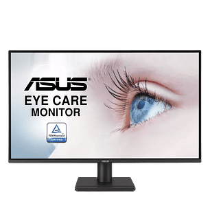 ASUS VA27AQ Monitor 27” QHD IPS 75Hz 1ms, HDMI, DisplayPort, VGA, 99% sRGB, HDR10, Adaptive-Sync, Eye Care, Altavoces, VESA, Negro