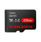 SanDisk SC QD131 256GB MicroSDXC UHS-I, 160MB/s, Tarjeta de Memoria Alta Resistencia, para Cámaras de Seguridad 24/7, Vigilancia y Dashcam - Miniatura 1