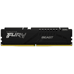 Kingston FURY Memoria RAM Beast 64GB DDR5 5600MHz CL36, Black, Intel XMP 3.0, AMD EXPO, DIMM para PC Gamer y Workstation