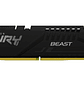 Kingston FURY Memoria RAM Beast 64GB DDR5 5600MHz CL36, Black, Intel XMP 3.0, AMD EXPO, DIMM para PC Gamer y Workstation - thumbnail 1