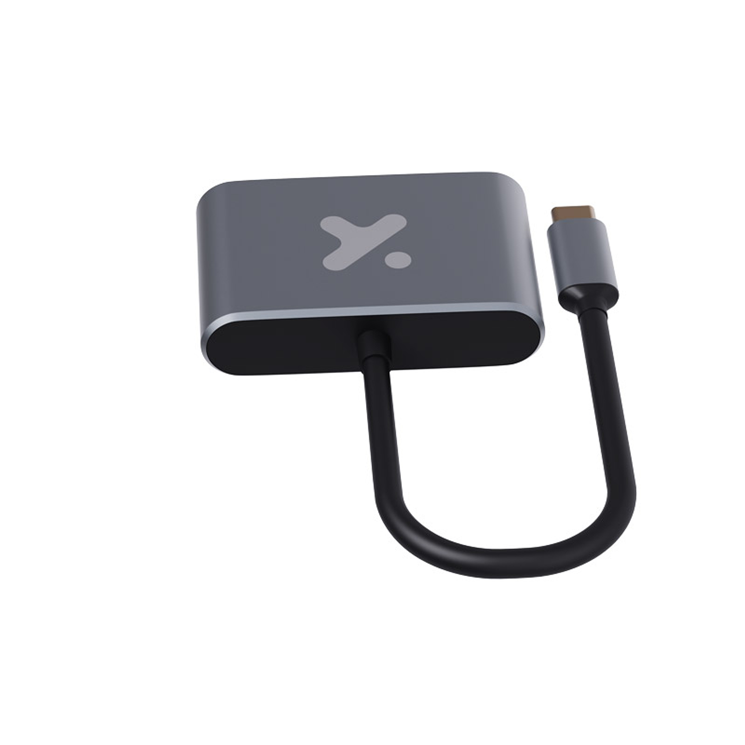 Xtech XTC-542 Adaptador USB-C a HDMI y VGA 2 en 1, 4K 30Hz, Full HD, Video Adapter para Laptop, MacBook y PC 4