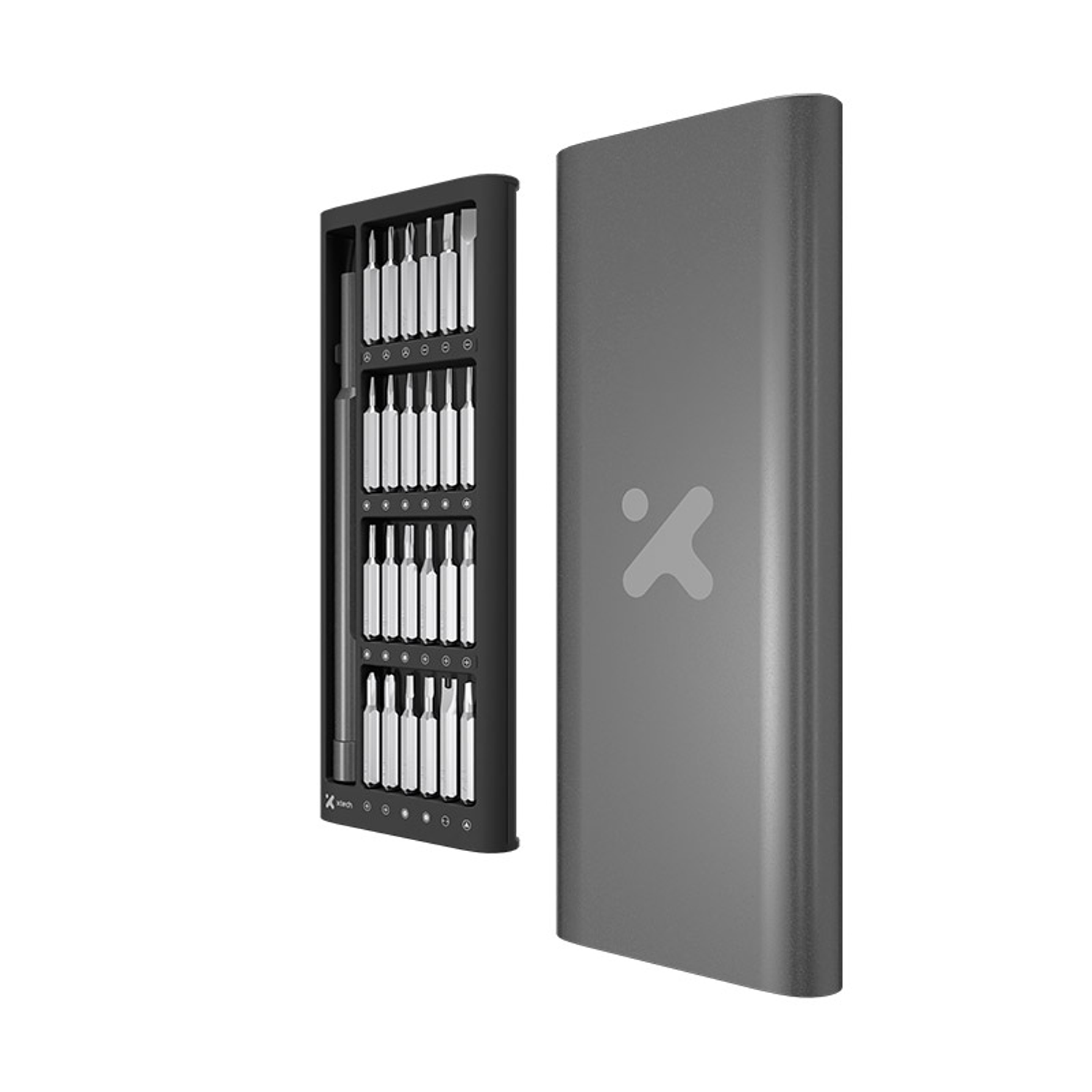 Xtech XTA-820 Kit Destornilladores de Precisión 25 en 1, Acero S2, Estuche de Aluminio, Herramientas para Reparación Electrónica 2