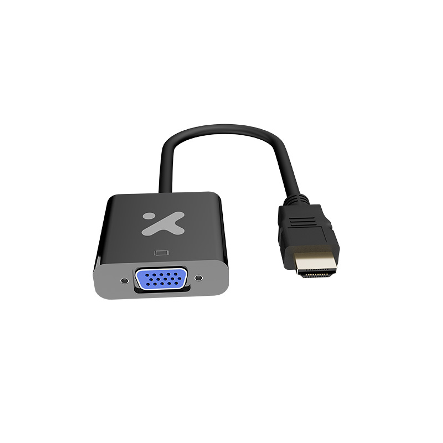 Xtech XTC-384 Adaptador HDMI a VGA Convertidor de Video 1080p 60Hz, HDMI 19 Pin a VGA, Compatible con Laptop y Proyector 1