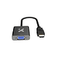 Xtech XTC-384 Adaptador HDMI a VGA Convertidor de Video 1080p 60Hz, HDMI 19 Pin a VGA, Compatible con Laptop y Proyector - Miniatura 1