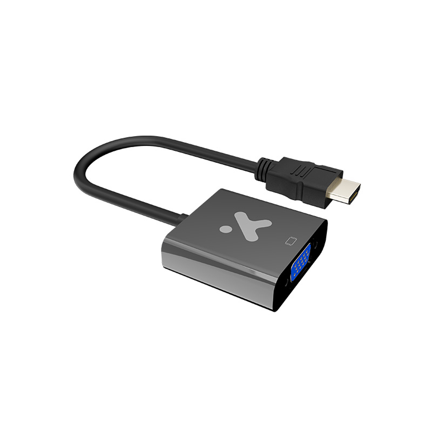 Xtech XTC-384 Adaptador HDMI a VGA Convertidor de Video 1080p 60Hz, HDMI 19 Pin a VGA, Compatible con Laptop y Proyector 2