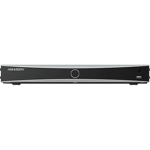 Hikvision NVR AcuSeek 16 Canales 4K, Grabador NVR IP, Reconocimiento Facial, ANPR, IA Guanlan, H.265+, 32MP, HDMI 4K, 2 SATA, Vigilancia CCTV