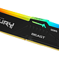 Kingston FURY Beast DDR5 Memoria RAM 16GB, 6400 MHz, Unbuffered, Non-ECC, RGB, AMD EXPO, Gaming, Overclocking - thumbnail 2