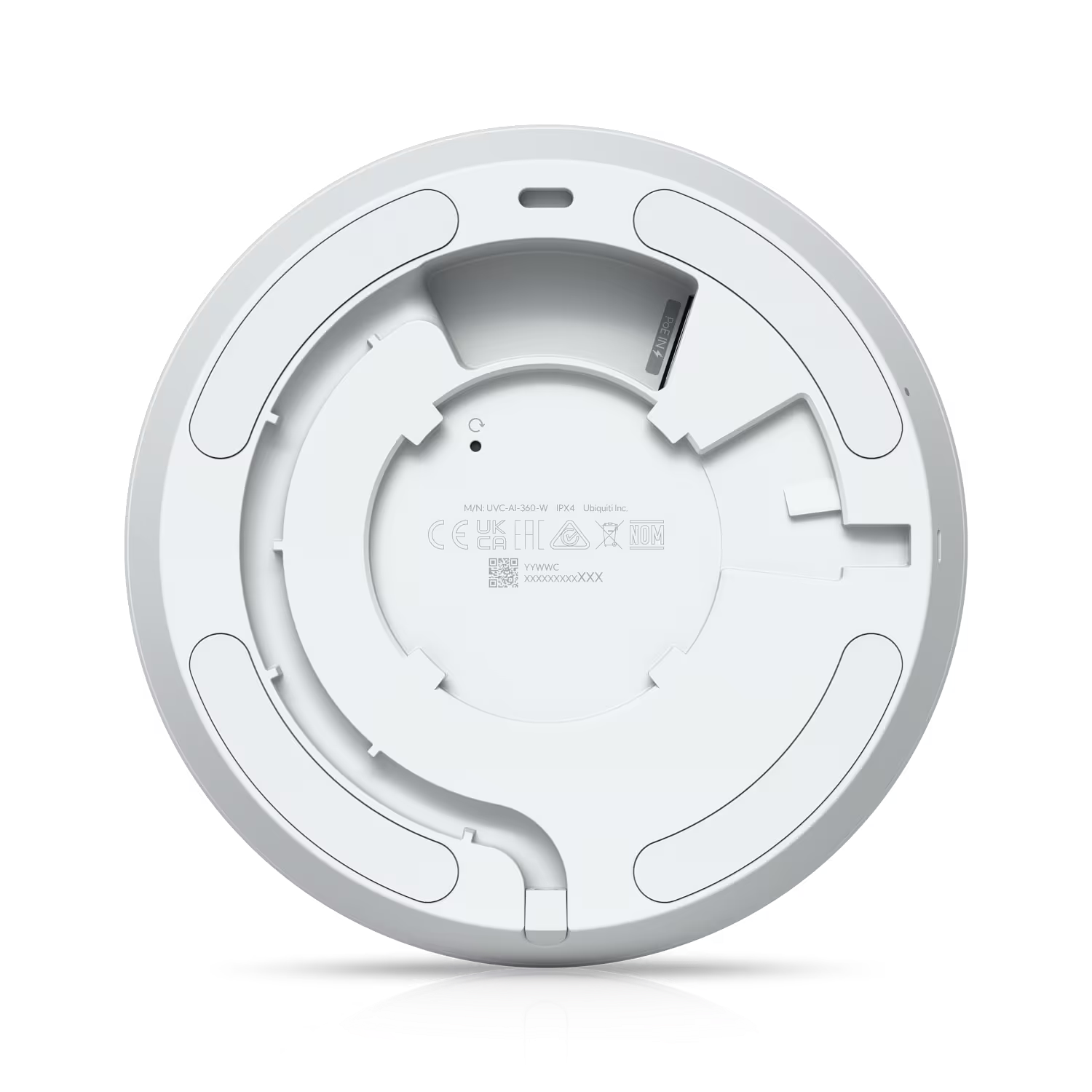 Ubiquiti UniFi UVC-AI-360-W Camara AI 360, 5MP Panoramica Fisheye Con Inteligencia Artificial Y Vision Nocturna 9