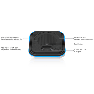 Ubiquiti UniFi E7 Punto de Acceso Inalambrico, WiFi 7, Tri-Banda 10 GbE, PoE++