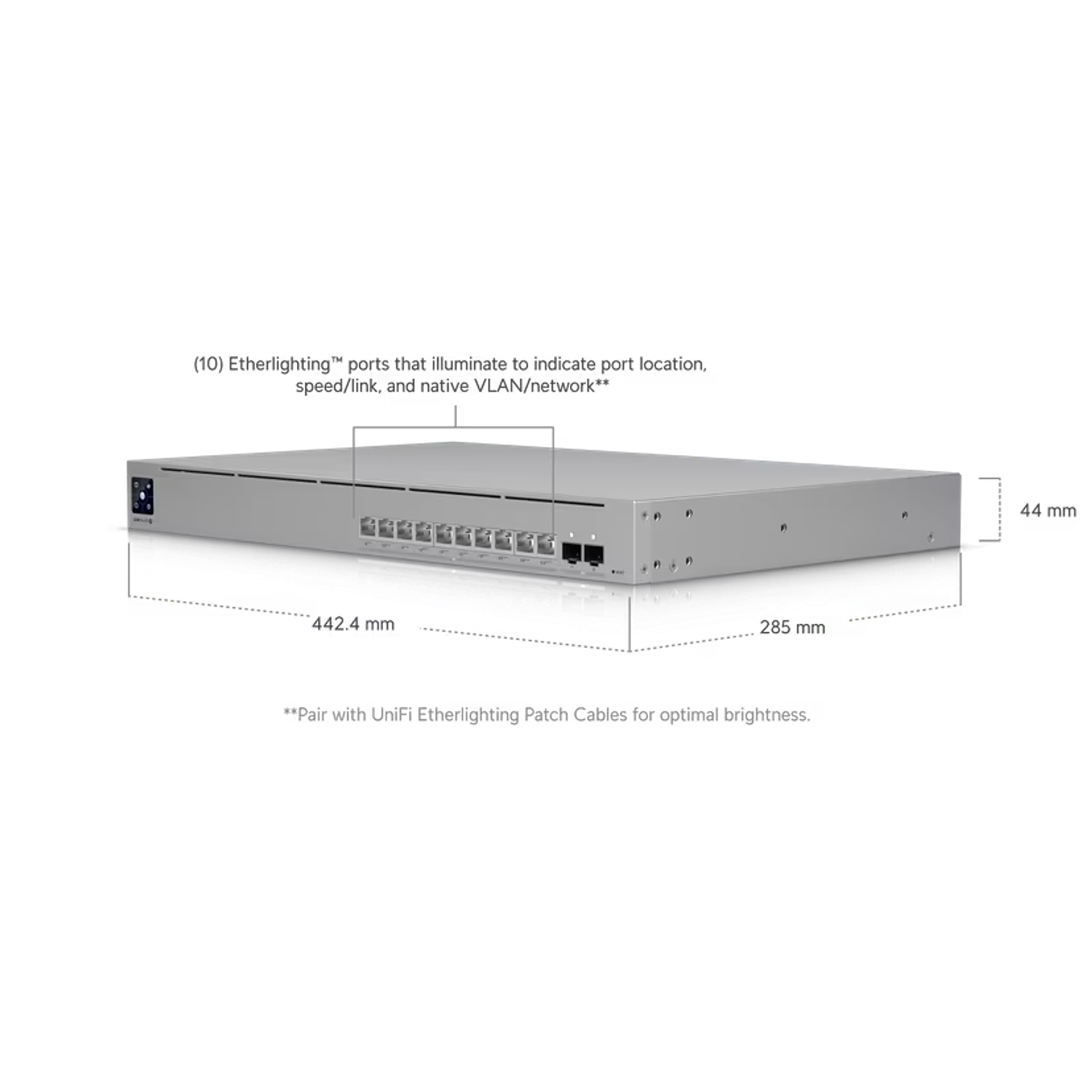 Ubiquiti UniFi USW-Pro-XG-10-PoE Switch Pro XG 10 PoE 8 Puertos 10G PoE++ Y 2 Puertos 10G SFP+ 2