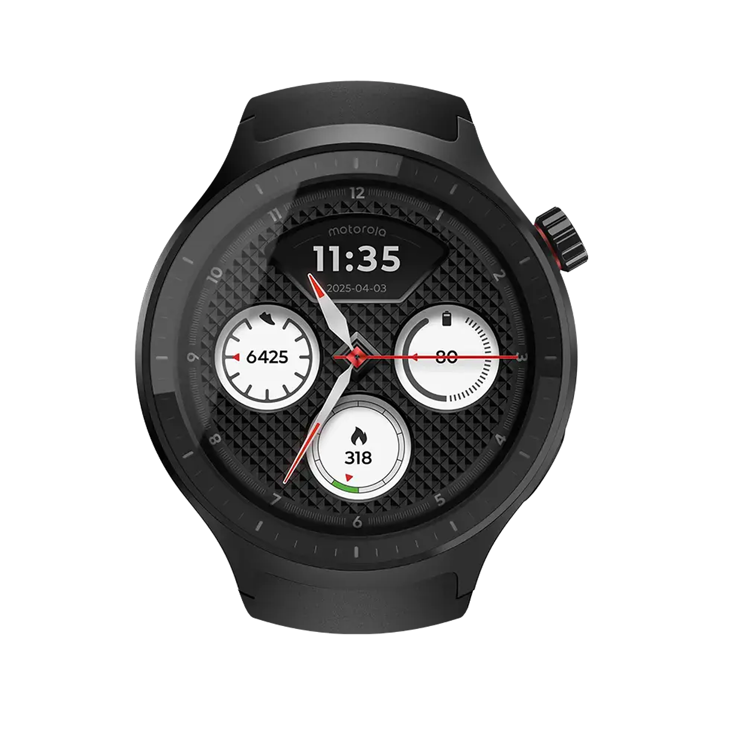 Motorola Moto Watch Smartwatch, GPS Integrado, Sensor SpO2, Bluetooth 5.0 LE, Carga Magnética, Negro 1