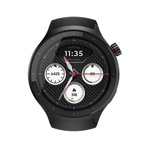 Motorola Moto Watch Smartwatch, GPS Integrado, Sensor SpO2, Bluetooth 5.0 LE, Carga Magnética, Negro