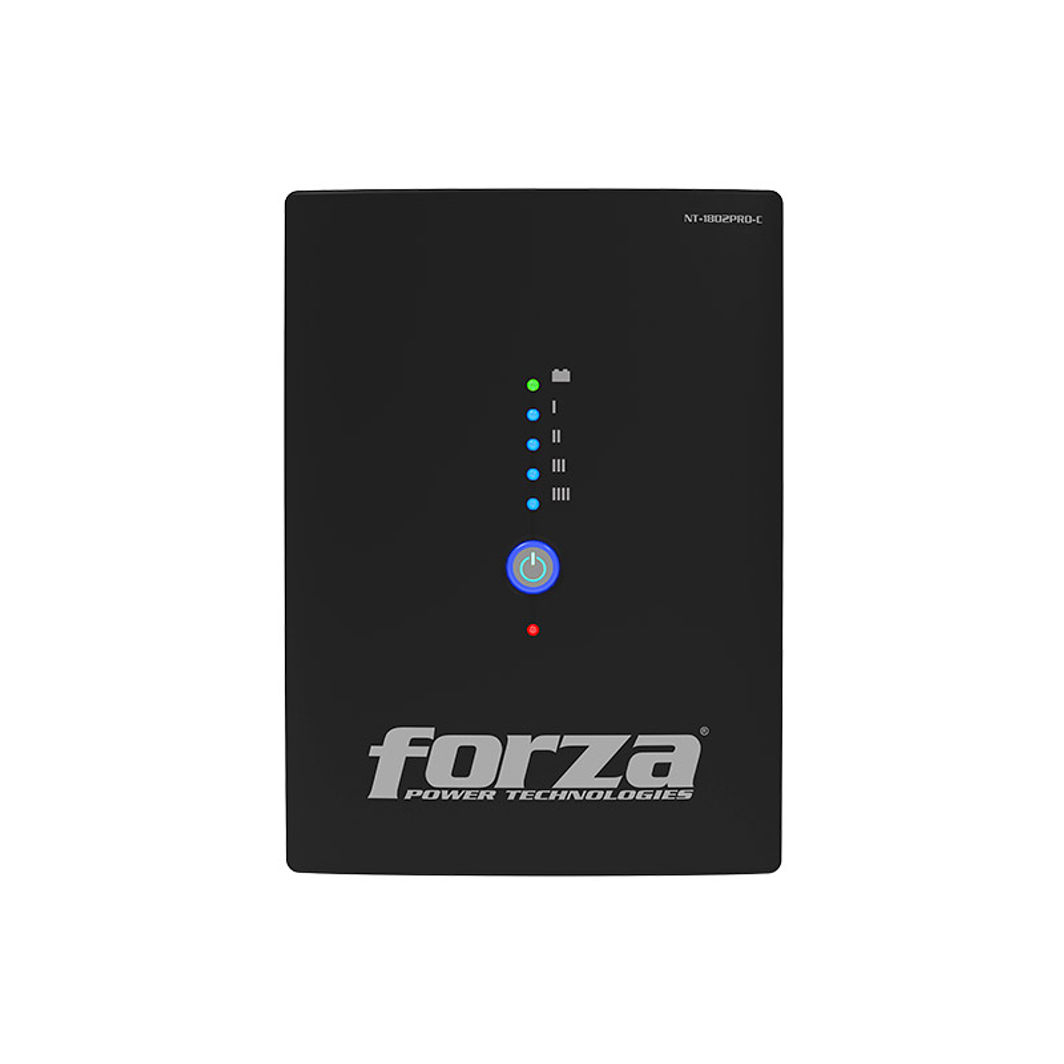 Forza NT-1802PRO-C UPS 1800VA 900W, interactiva, 220V, 6 salidas, USB, protección RJ45 RJ11, Torre 1