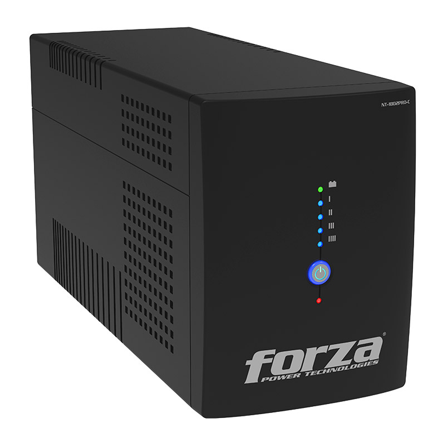 Forza NT-1802PRO-C UPS 1800VA 900W, interactiva, 220V, 6 salidas, USB, protección RJ45 RJ11, Torre 4