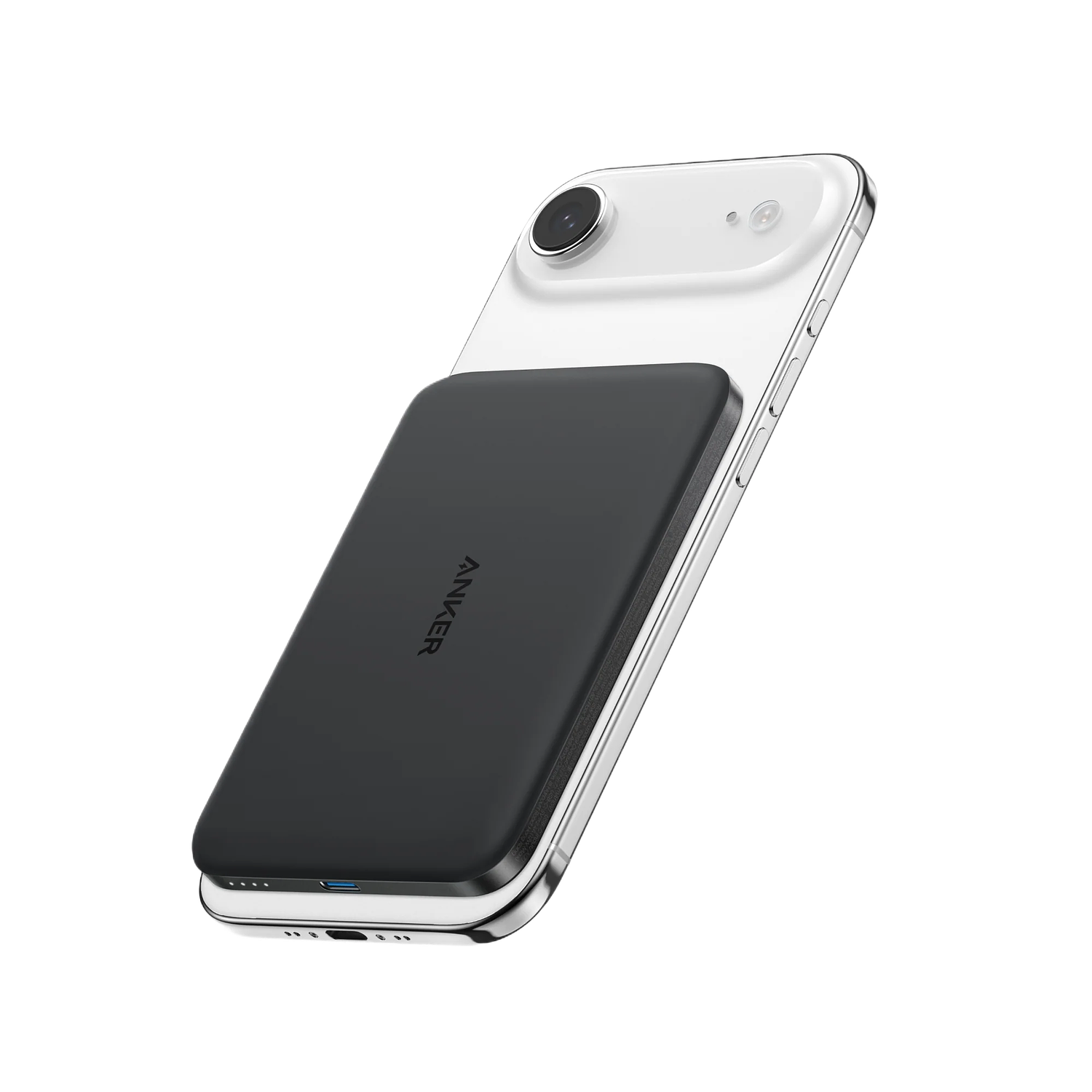 Anker A1665H11 Nano Power Bank 5K MagGo, 5000mAh, 20W, Carga rápida, USB-C, Inalámbrica, iPhone 2