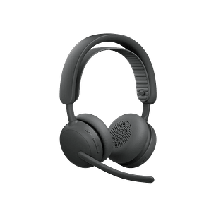 Logitech Zone Wireless 2 ES Audifonos Bluetooth, Cancelación de Ruido ANC, Micrófono, 40 mm, Inalámbricos, Audio Profesional, PC, Smartphone, Gris