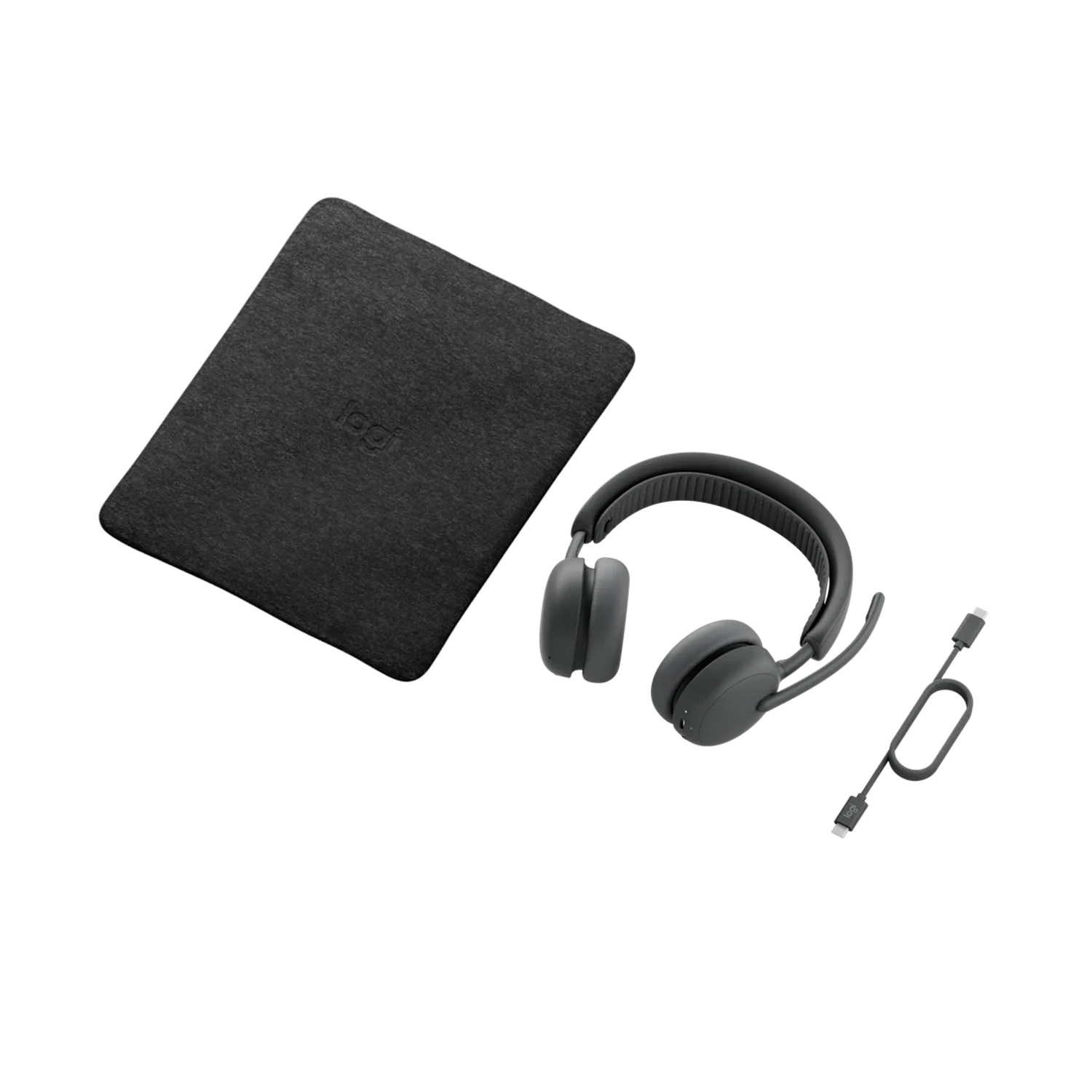 Logitech Zone Wireless 2 ES Audifonos Bluetooth, Cancelación de Ruido ANC, Micrófono, 40 mm, Inalámbricos, Audio Profesional, PC, Smartphone, Gris 4