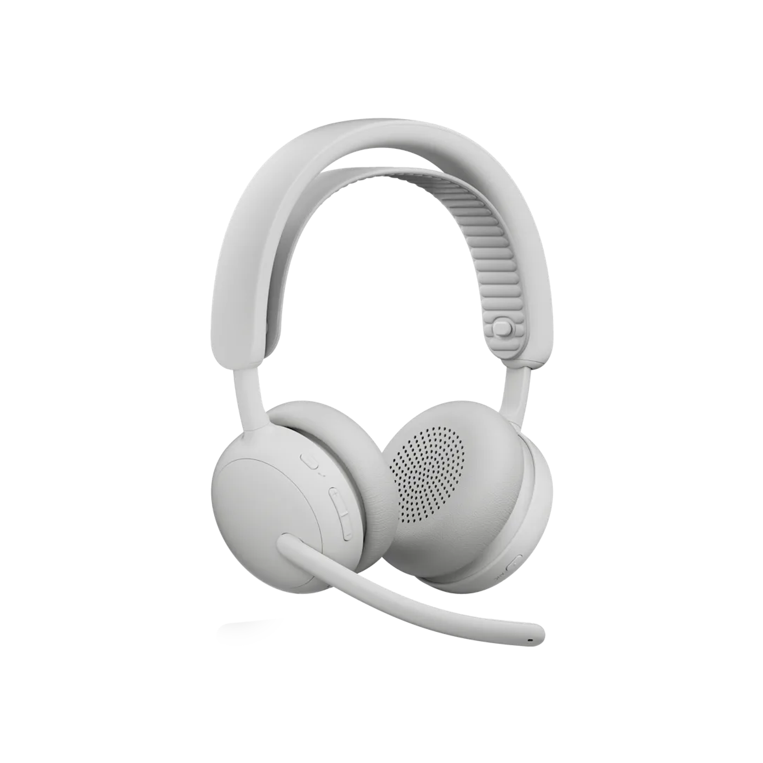 Logitech Zone Wireless 2 ES Audifonos Bluetooth, Cancelación de Ruido ANC, Micrófono, 40 mm, Inalámbricos, Audio Profesional, PC, Smartphone, Blanco 2