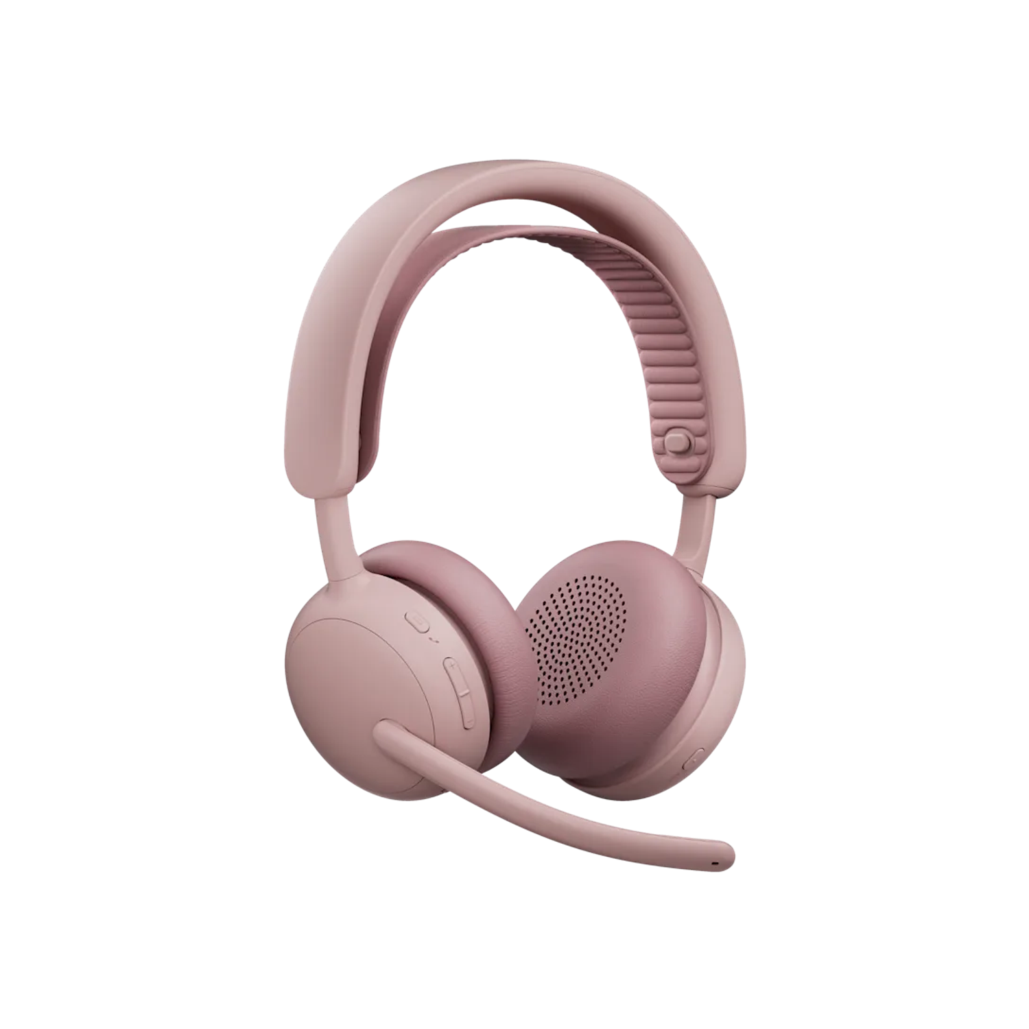 Logitech Zone Wireless 2 ES Audifonos Bluetooth, Cancelación de Ruido ANC, Micrófono, 40 mm, Inalámbricos, Audio Profesional, PC, Smartphone, Rosado 2