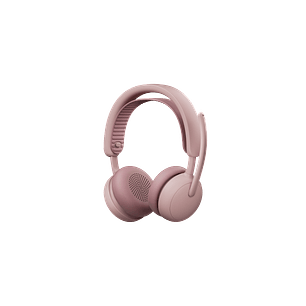 Logitech Zone Wireless 2 ES Audifonos Bluetooth, Cancelación de Ruido ANC, Micrófono, 40 mm, Inalámbricos, Audio Profesional, PC, Smartphone, Rosado