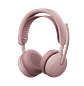 Logitech Zone Wireless 2 ES Audifonos Bluetooth, Cancelación de Ruido ANC, Micrófono, 40 mm, Inalámbricos, Audio Profesional, PC, Smartphone, Rosado - Miniatura 1