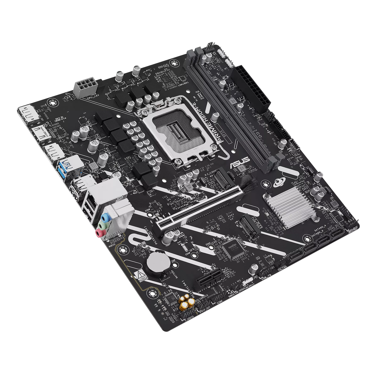 Asus Prime H810m-E Placa Madre Intel Lga 1851, 1x Hdmi 2.1, 1x Displayport 1.4, 1x Vga, 2.5 Gbe Lan, 2x M.2 3
