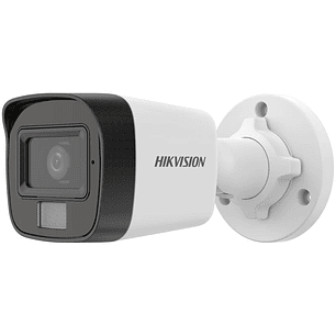 Hikvision DS-2CD1021G2-LIU Cámara IP Bala 2MP Full HD, Audio, Visión Nocturna, PoE, IP67, Detección Humana, Seguridad Exterior