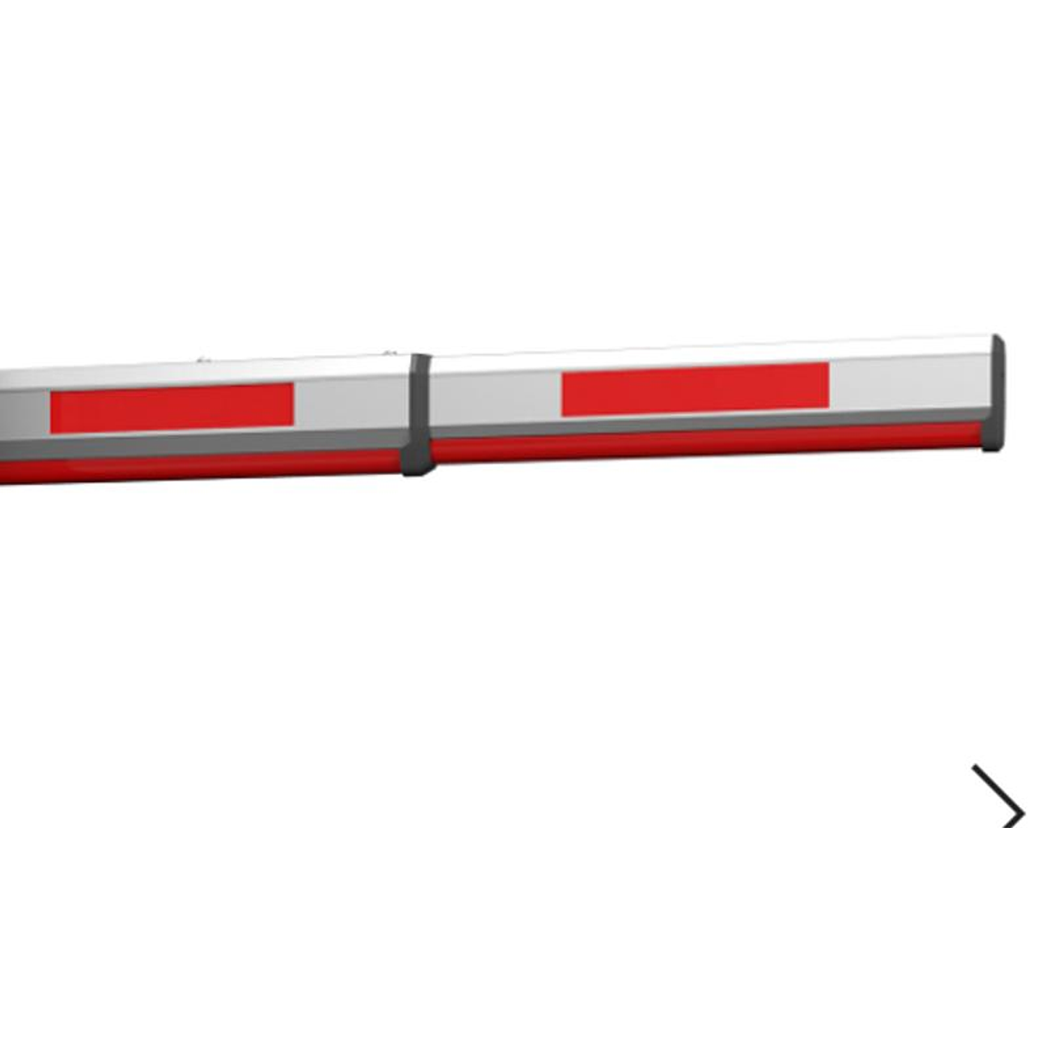 Hikvision DS-TMG001-3D(2.6-4M) Batería Barrera Recta 2,6-4m, Pértiga Recta Serie 4B, Poste Aluminio 6063, Cinta Caucho TSBLS, Accesorio Control Acceso
