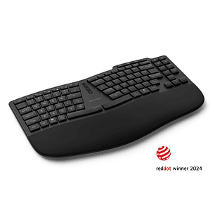 Kensington Pro Fit KB675 EQ Teclado Ergonómico Inalámbrico, Bluetooth 5.4, USB 2.4GHz, Recargable, TKL, RGB, Windows, macOS, Negro
