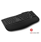 Kensington Pro Fit KB675 EQ Teclado Ergonómico Inalámbrico, Bluetooth 5.4, USB 2.4GHz, Recargable, TKL, RGB, Windows, macOS, Negro - Miniatura 2