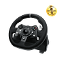 Logitech G920 Driving Force Volante y Pedales, Force Feedback, 900°, Xbox One Series X S PC, Simulador de Carreras, Cuero, USB - Miniatura 2